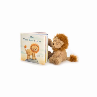 Jellycat The Very Brave Lion and Fuddlewuddle Lion Medium Australia | 265391KXQ